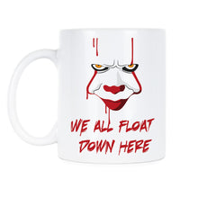 Pennywise Coffee Mug IT 2017 Pennywise Clown Mugs We All Float Down Here Cup