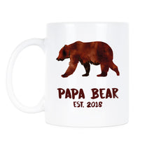 Papa Bear est 2018 Papa Bear Mug Papa Bear Coffee Mug