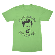 Ron Swanson Shirt Never Half Ass Two Things