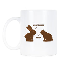 Funny Easter Mug Funny Chocolate Bunny Easter Bunny Coffee Mugs