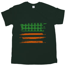 St Paddys Day Shirt American Flag Irish Tshirt St Paddys USA T-Shirt St Paddys Clothing Flag Gift