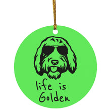 Goldendoodle Christmas Ornament Life is Golden with a Doodle
