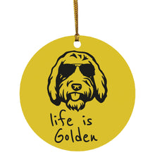 Goldendoodle Christmas Ornament Life is Golden with a Doodle