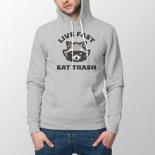 Live Fast Eat Trash Hoodie Trash Panda Hoodie Raccoon Hoodie