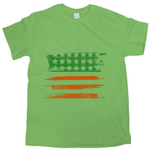 St Paddys Day Shirt American Flag Irish Tshirt St Paddys USA T-Shirt St Paddys Clothing Flag Gift