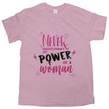 Never Underestimate the Power of a Woman T Shirt Independent Woman Tshirt Girl Power Shirt