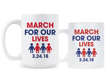 March for Our Lives Coffee Mug Never Again Mugs Enough is Enough Cup Gun Control Gift