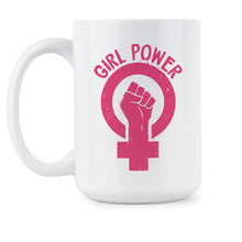 Girl Power Coffee Mug Feminist Mugs Grl Pwr Cup Nevertheless She Persisted