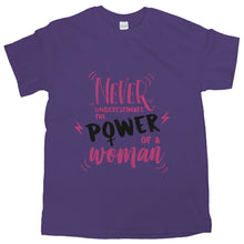 Never Underestimate the Power of a Woman T Shirt Independent Woman Tshirt Girl Power Shirt