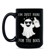 Im Just Here for the Boos Funny Halloween Mugs Halloween Ghost Mug