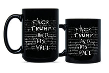 F*ck Trump Coffee Mug Anti Donald Trump Coffee Mug No Ban No Wall