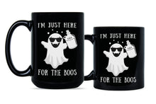 Im Just Here for the Boos Funny Halloween Mugs Halloween Ghost Mug