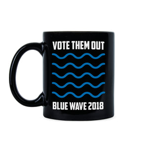 Blue Wave 2018 Democrats Coffee Mug Vote Them Out